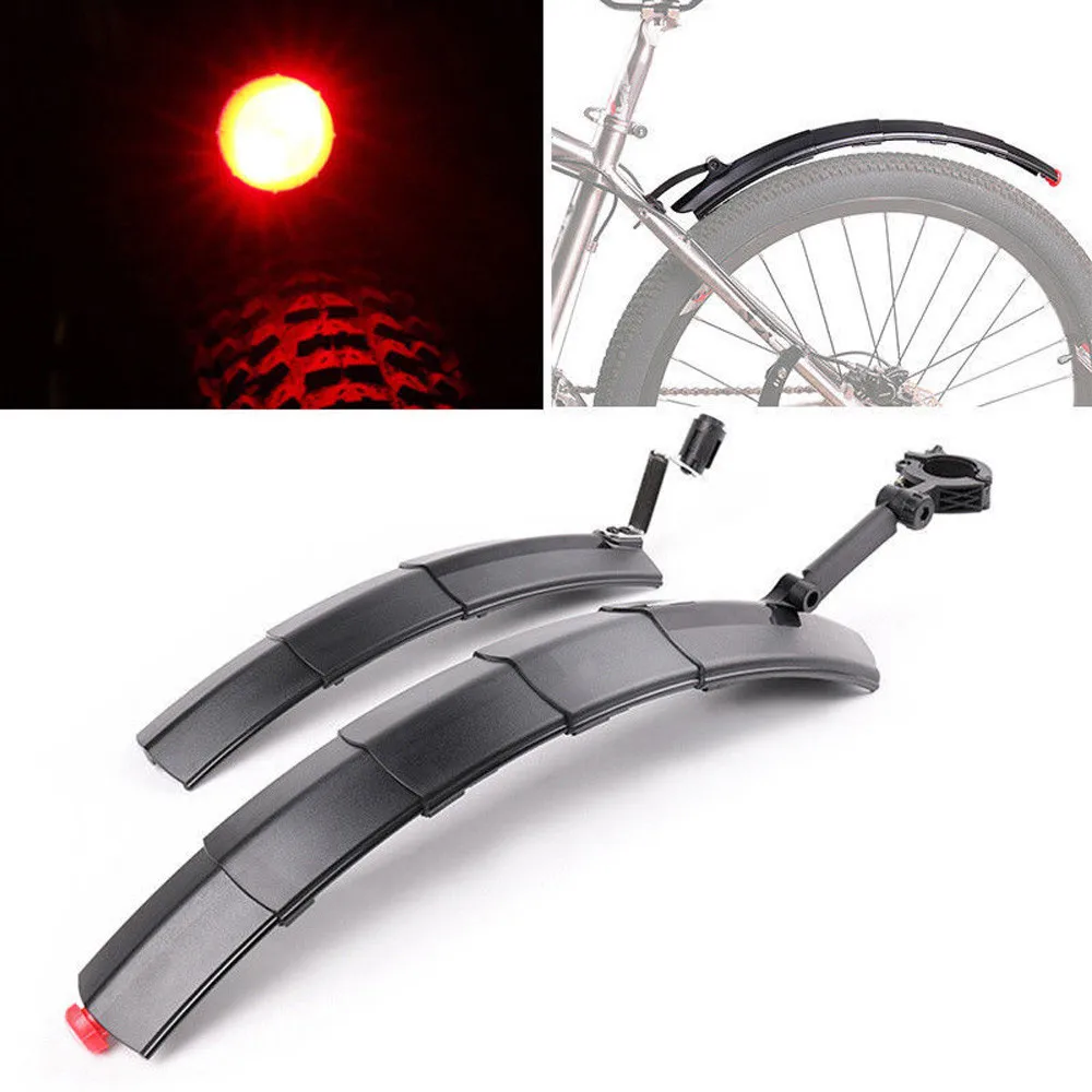 MTB Mountain Bike Fenders Set Retractable Front Rear Mudguards With Tail Light Sports Outdoors Interior Design Soft Plastic
MTB Mountain Bike Fenders Set Retractable Front Rear Mudguards With Tail Light Sports Outdoors Interior Design Soft Plastic