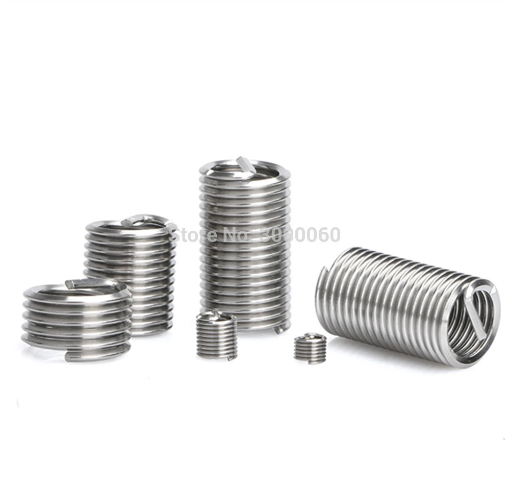 M2 M2.5 M3 M4 M5 M6 Stainless Steel 304 Threaded Protection Wire Sleeve Heli Coil Spring Thread Inserts For Repair
M2 M2.5 M3 M4 M5 M6 Stainless Steel 304 Threaded Protection Wire Sleeve Heli Coil Spring Thread Inserts For Repair