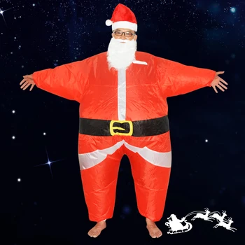 Funny Inflatable Santa Claus Costume cosplay Jumpsuit Air Fan Operated Blow Up Xmas Suit Party clothing
Funny Inflatable Santa Claus Costume cosplay Jumpsuit Air Fan Operated Blow Up Xmas Suit Party clothing
