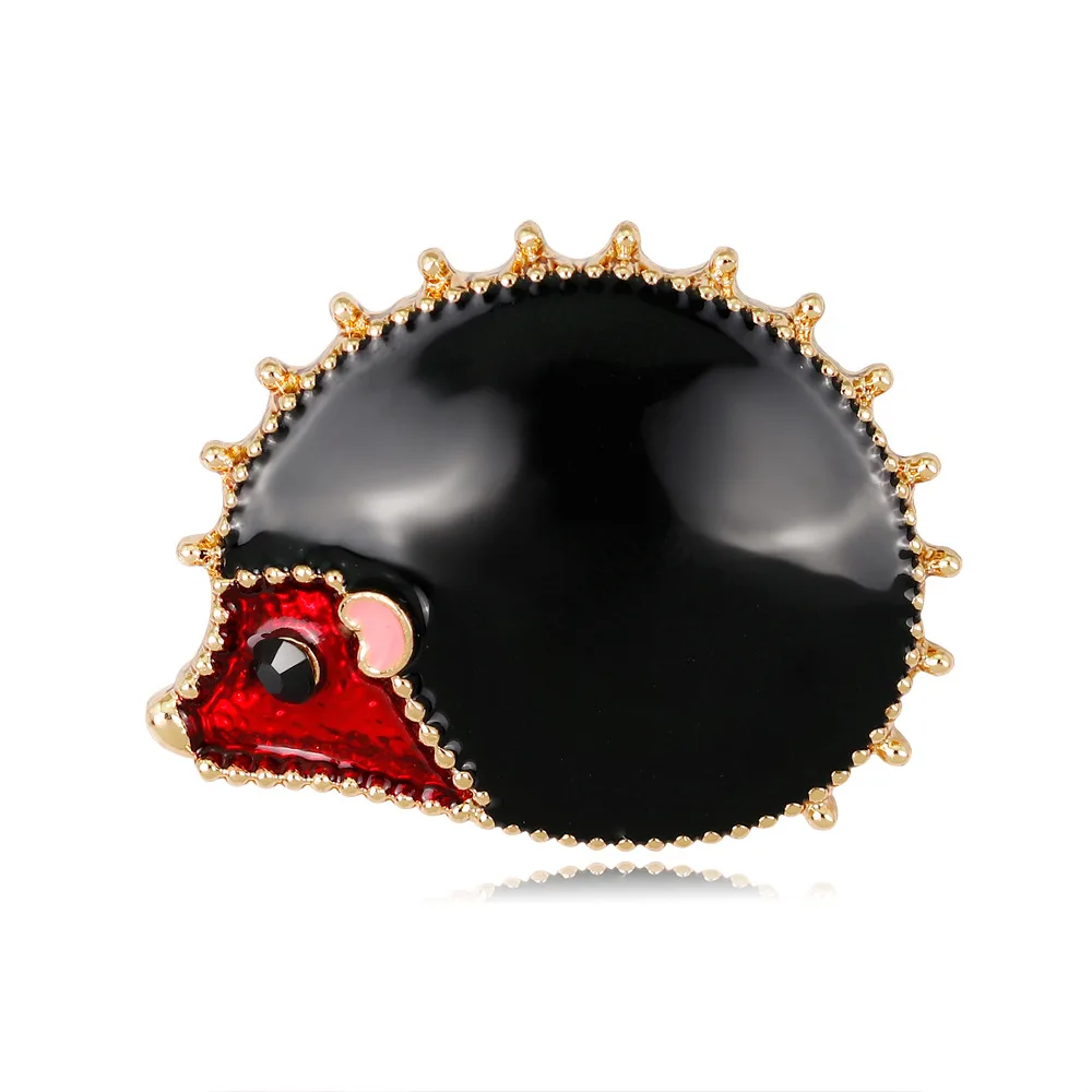 Lovely Black Enamel Hedgehog Animal Brooches for Women Men Zinc Alloy Metal Material Rhinestone Accessory Brooches Jewelry
Lovely Black Enamel Hedgehog Animal Brooches for Women Men Zinc Alloy Metal Material Rhinestone Accessory Brooches Jewelry