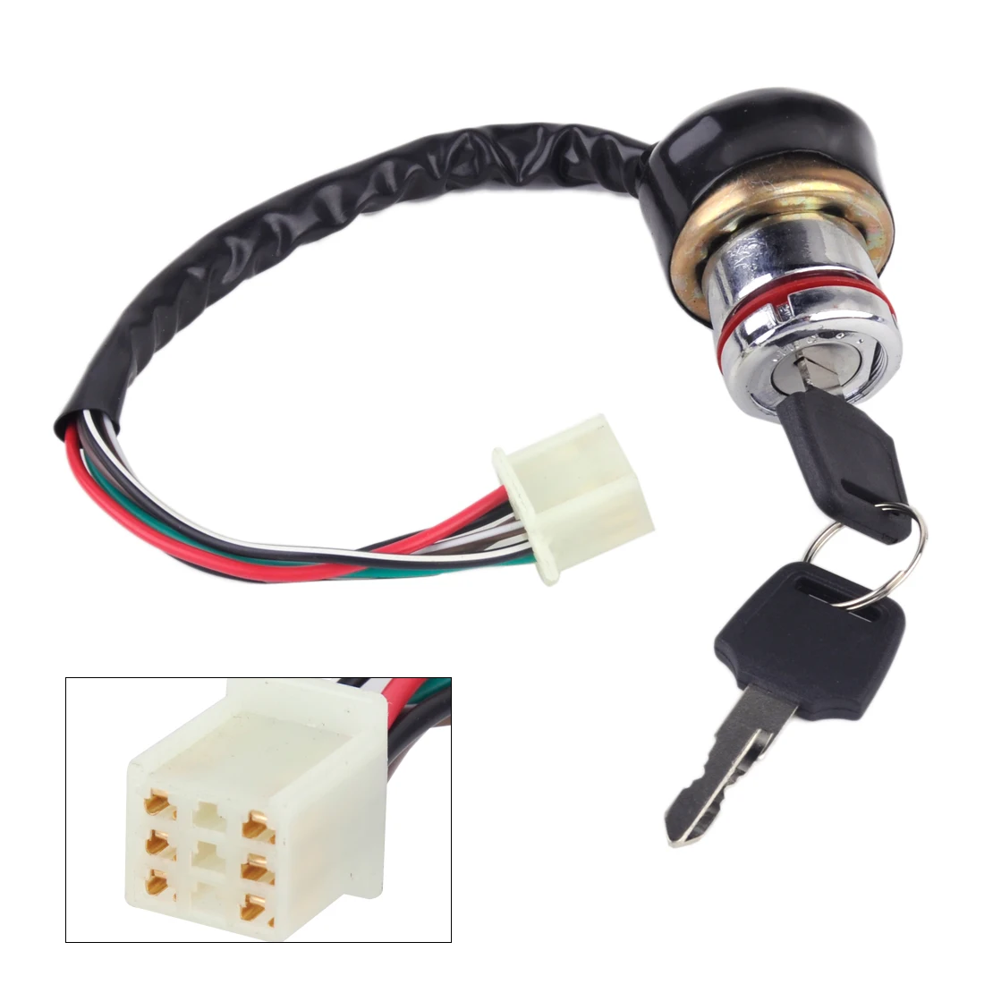 beler Car Motorcycle Ignition Switch 3 Position 6 Wire With 2 Keys for Scooter ATV Go Kart Aprilla BMW Ducati Triumph MV Bimota
beler Car Motorcycle Ignition Switch 3 Position 6 Wire With 2 Keys for Scooter ATV Go Kart Aprilla BMW Ducati Triumph MV Bimota