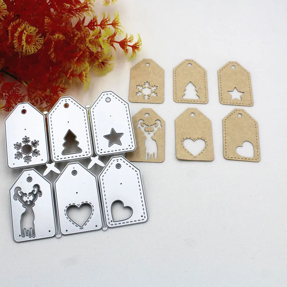 Christmas Tags Metal Die Cuts Metal Cutting Dies Scrapbooking Suit For Sizzix Fustella Big Shot Cutting Machine
Christmas Tags Metal Die Cuts Metal Cutting Dies Scrapbooking Suit For Sizzix Fustella Big Shot Cutting Machine