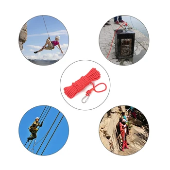 Zeepin Towing Ropes for Car Fishing Rescue Safety Rope Rock Climbing Cord Multipurpose Magnet with Carabiner
Zeepin Towing Ropes for Car Fishing Rescue Safety Rope Rock Climbing Cord Multipurpose Magnet with Carabiner