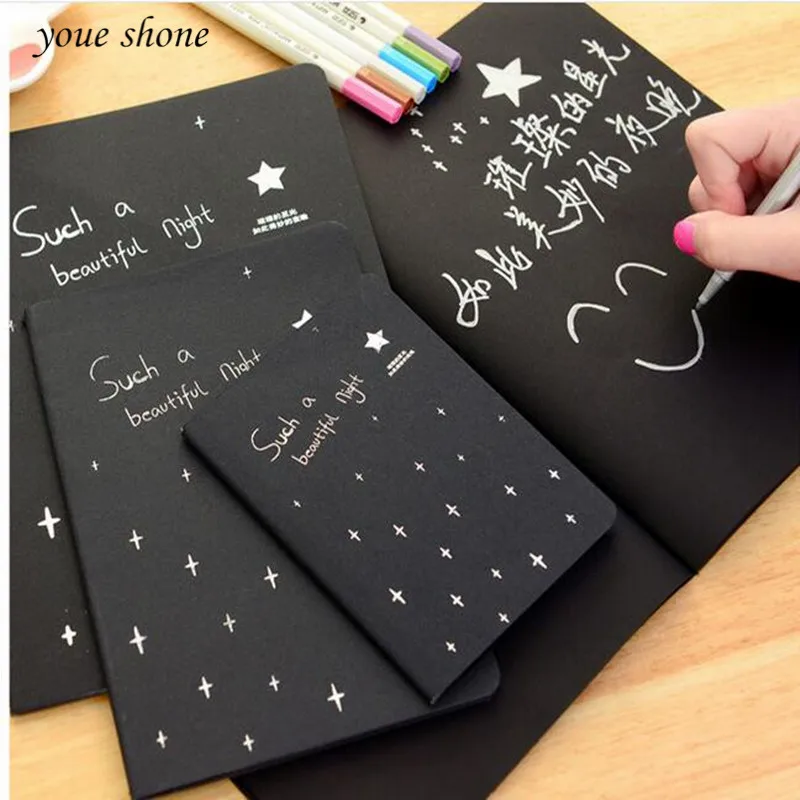 2017 new three kinds of DIY black sketch Notebook Sketchbook star Student painting supplies
2017 new three kinds of DIY black sketch Notebook Sketchbook star Student painting supplies