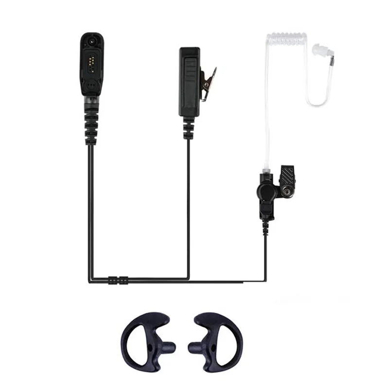 

Acoustic Air Tube PPT Mic Earpiece Headset for Motorola APX4000 APX6000 APX7000 APX 8000 XPR6350 XPR6550 Radio Walkie Talkie