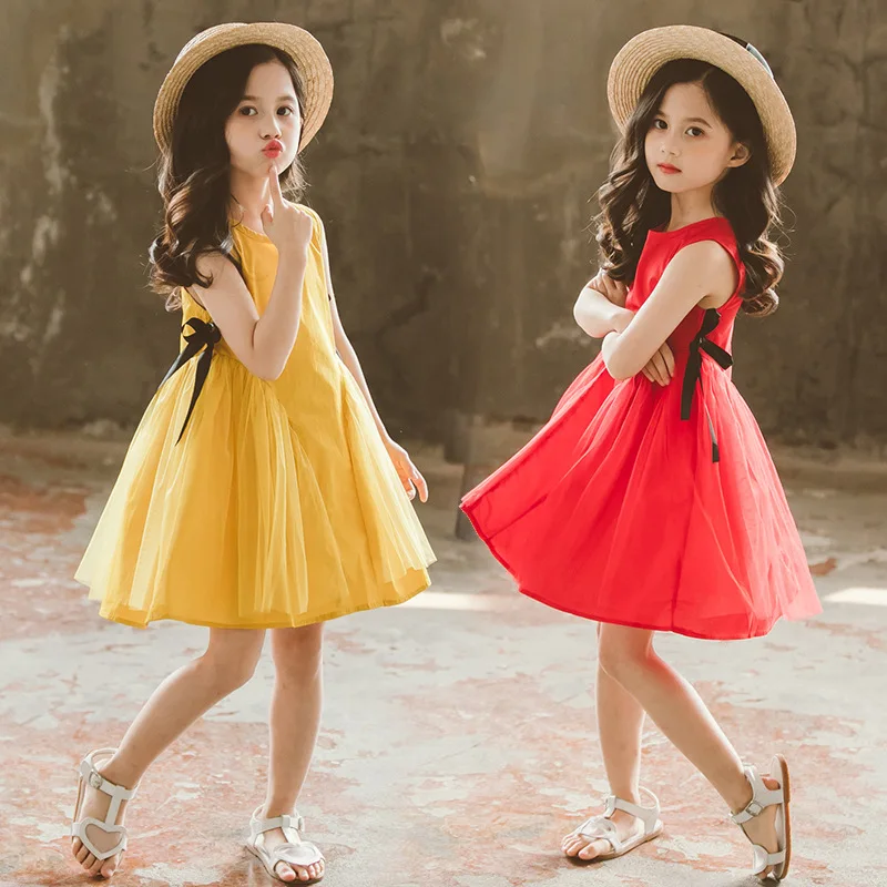 Girls Dress Toddler Summer Tutu Dress Children Kids Princess Fashion Sleeveless Solid Bow Mesh 3 4 5 6 7 8 9 10 11 12 13 Years
Girls Dress Toddler Summer Tutu Dress Children Kids Princess Fashion Sleeveless Solid Bow Mesh 3 4 5 6 7 8 9 10 11 12 13 Years