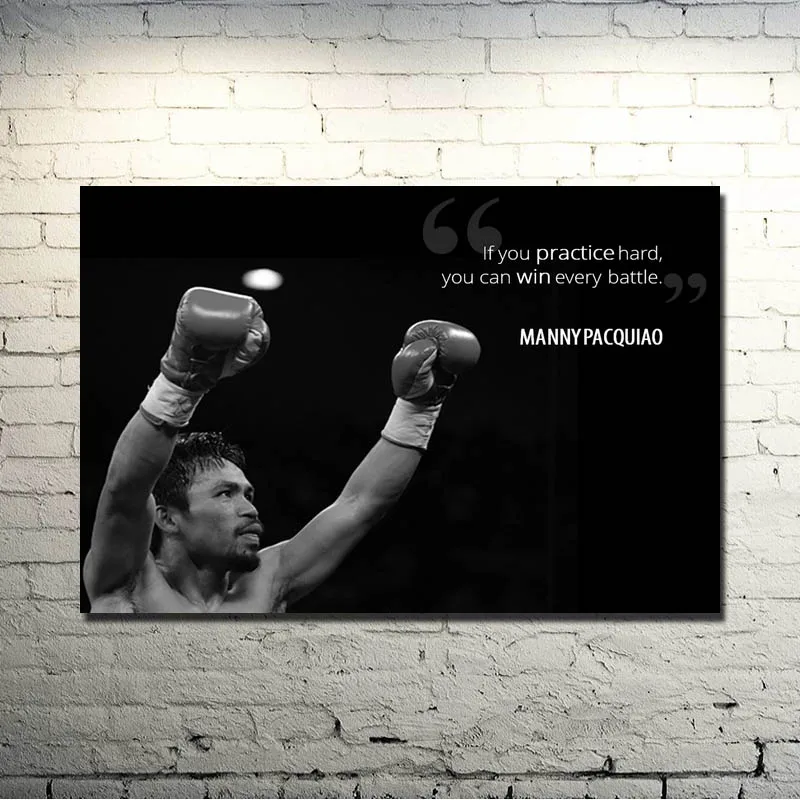 Mike Tyson Poster Art Silk Boxing Boxer Motivational Poster 13x20 in Wall Decor
