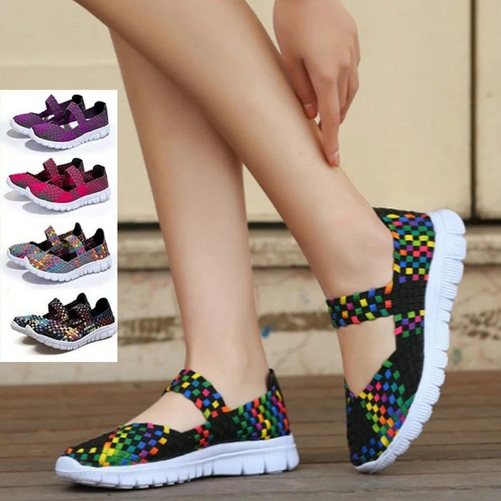 Lightweight Breathable Casual Shoes Woman Vulcanize Shoes Knit Mesh Soft Sneaker Running Sneakers Flats Black Pink Womens Shoes
Lightweight Breathable Casual Shoes Woman Vulcanize Shoes Knit Mesh Soft Sneaker Running Sneakers Flats Black Pink Womens Shoes