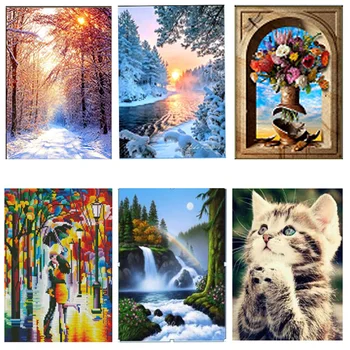 Diamond Painting full round landscape DIY Diamond embroidery full square scenery Mosaic Diamond painting flower special 5Ddrill
Diamond Painting full round landscape DIY Diamond embroidery full square scenery Mosaic Diamond painting flower special 5Ddrill