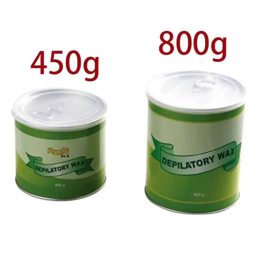 Depilatory Wax Hair Removal 450g And 800g Canned Free Paper