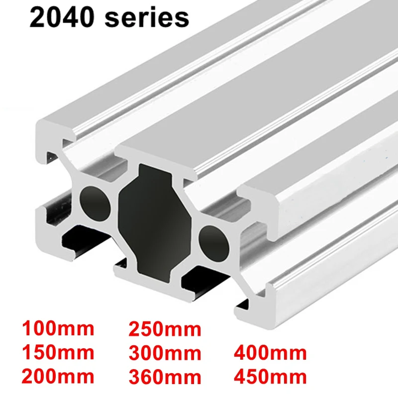 100mm~450mm Industrial CNC 3D Print Machine Workbench European Standard Linear Rail Aluminum Profile Extrusion 2040 series
100mm~450mm Industrial CNC 3D Print Machine Workbench European Standard Linear Rail Aluminum Profile Extrusion 2040 series