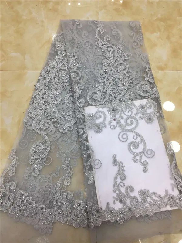 Latest French Nigerian Sequins Net Lace,African Tulle Mesh Sequence Lace Fabric High Quality French Lace For Wedding Dress grey
Latest French Nigerian Sequins Net Lace,African Tulle Mesh Sequence Lace Fabric High Quality French Lace For Wedding Dress grey