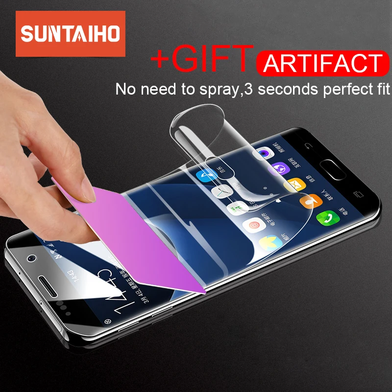 Suntaiho 3D Full Cover Soft Protective Hydrogel Film For Samsung Galaxy S10 S7 S6 Edge S8 S9 Plus Note 9 8 Screen Protector Film
Suntaiho 3D Full Cover Soft Protective Hydrogel Film For Samsung Galaxy S10 S7 S6 Edge S8 S9 Plus Note 9 8 Screen Protector Film