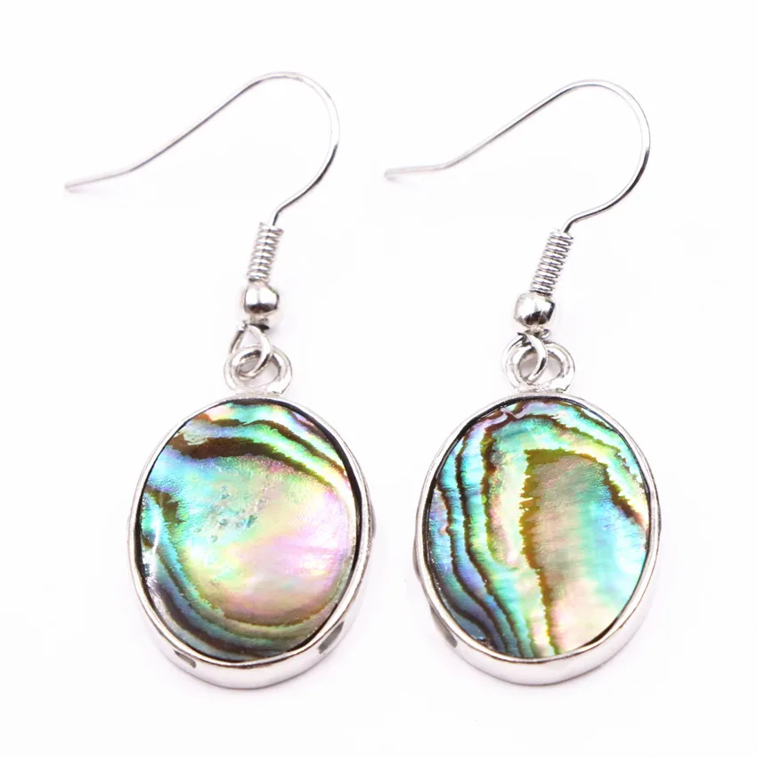 Multicolor Abalone Shell Earring for Women Natural New Zealand Paua Shells Dangle Earrings Eardrop Oval Ear Jewelry 15x20mm A516
Multicolor Abalone Shell Earring for Women Natural New Zealand Paua Shells Dangle Earrings Eardrop Oval Ear Jewelry 15x20mm A516