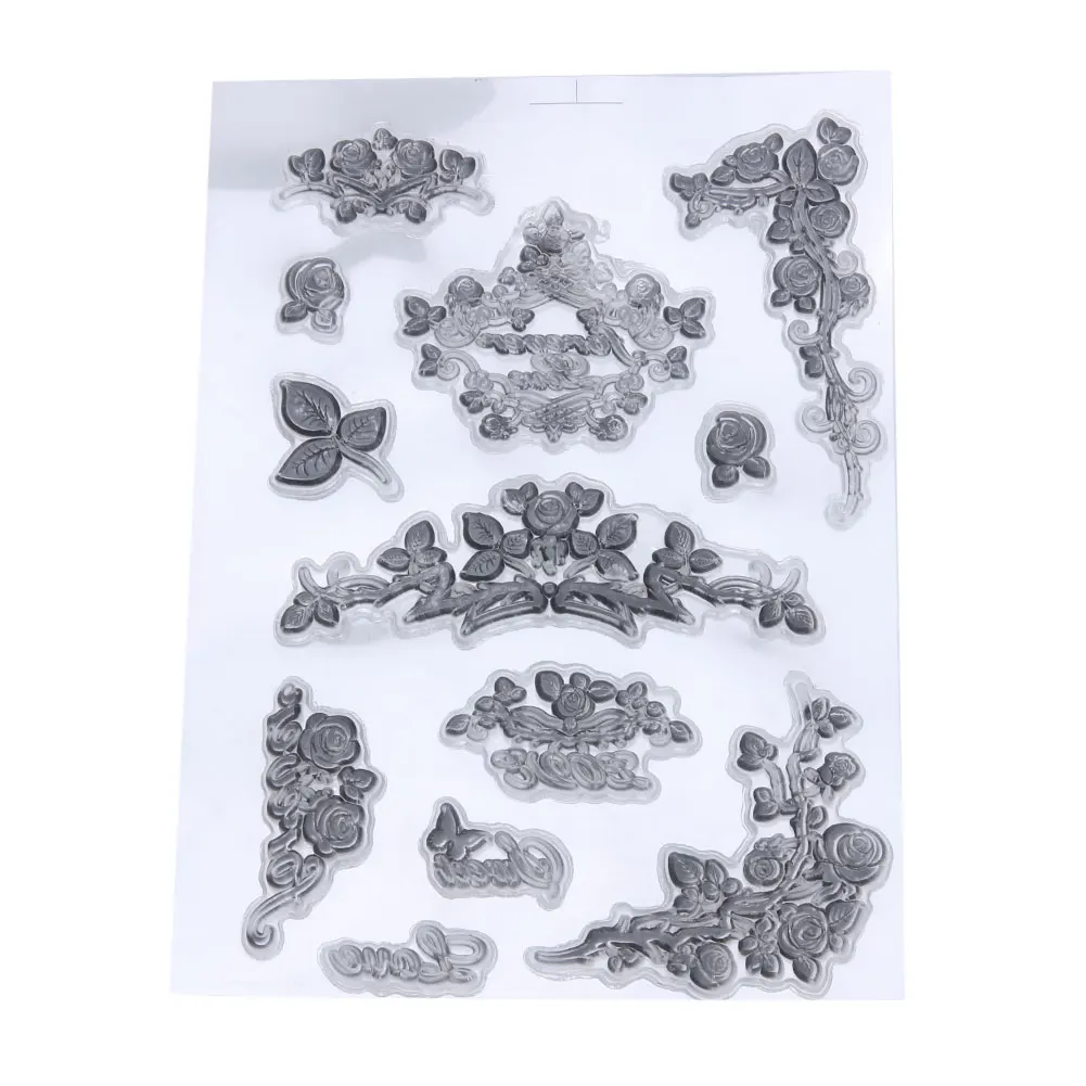Transparent Clear Silicone Stamp/Seal for DIY scrapbooking/photo album Decoration Supplies 
Transparent Clear Silicone Stamp/Seal for DIY scrapbooking/photo album Decoration Supplies