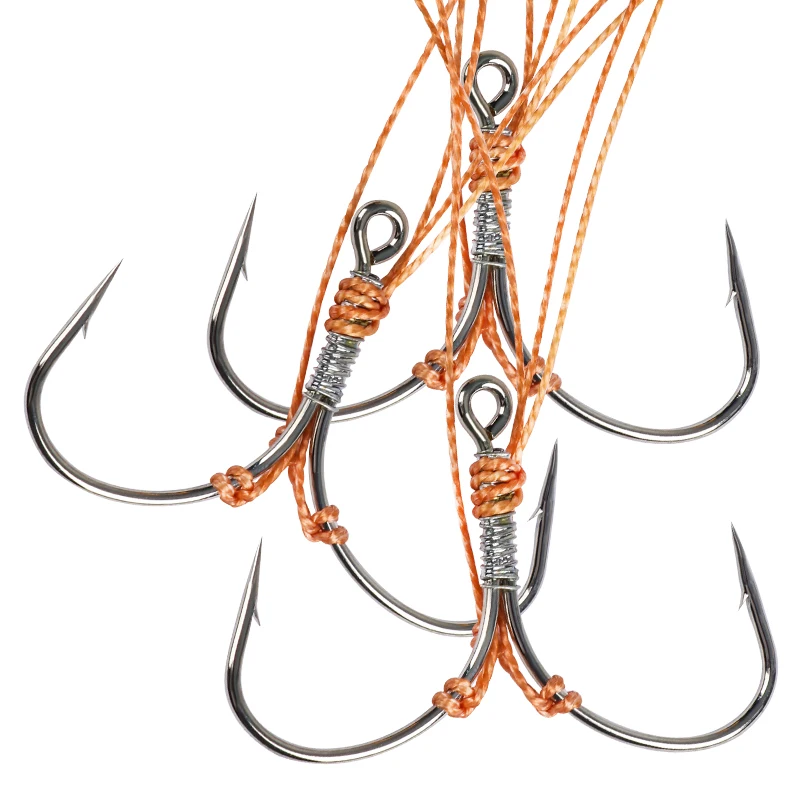 Multihooks High Strength Carbon Steel Tied Up Barbed Hooks Carp Fishing Pesca Bait Lure Fishing Hook Stream Sea Fishing Tackles
Multihooks High Strength Carbon Steel Tied Up Barbed Hooks Carp Fishing Pesca Bait Lure Fishing Hook Stream Sea Fishing Tackles