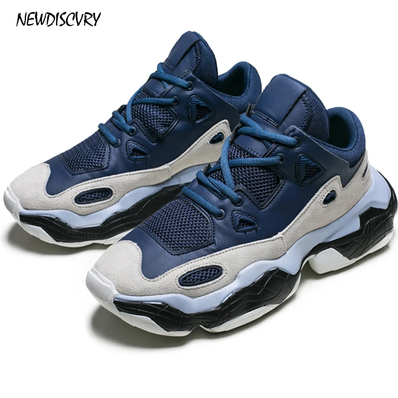 NEWDISCVRY Plus Size 45 Genuine Leather Mesh Men's Platform Sneakers 2019 Fashion Men Chunky Trainers Comfortable Man Dad Shoes
NEWDISCVRY Plus Size 45 Genuine Leather Mesh Men's Platform Sneakers 2019 Fashion Men Chunky Trainers Comfortable Man Dad Shoes