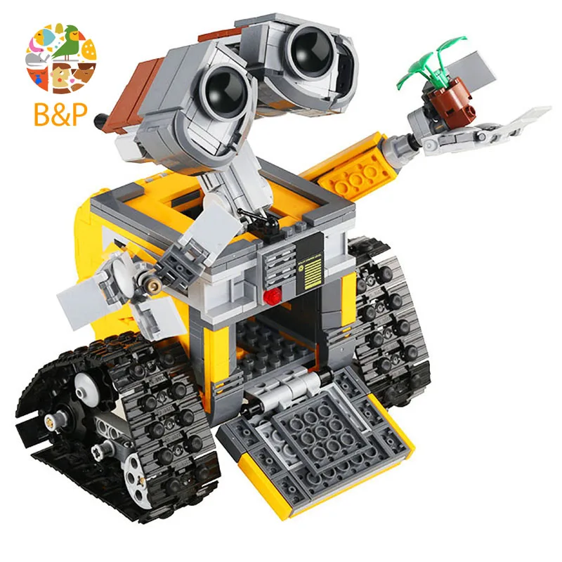 LEPIN New 16003 Idea Series Robot WALL E Building Set Kits Educational Bricks Blocks Bringuedos 21303 Toys for Children DIY Gift
LEPIN New 16003 Idea Series Robot WALL E Building Set Kits Educational Bricks Blocks Bringuedos 21303 Toys for Children DIY Gift