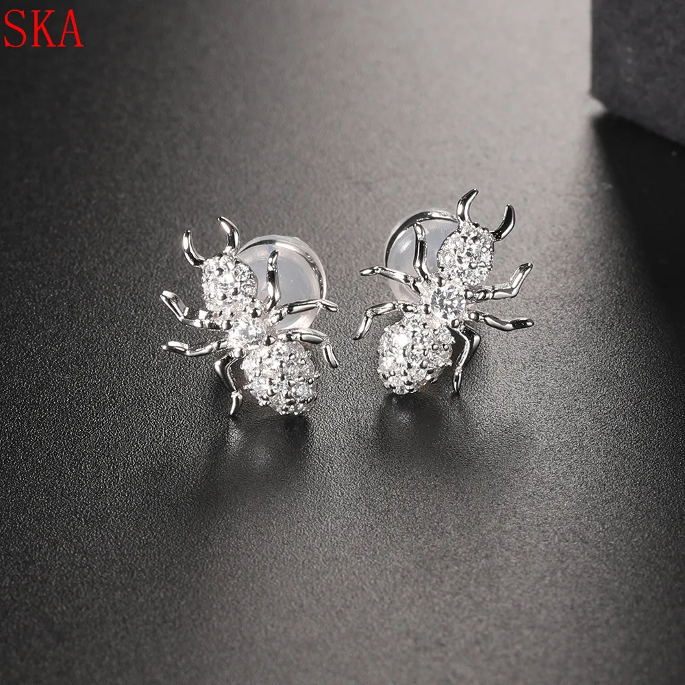 Fashion Small Ant Stud Earrings For Women Silver 925 Cute Animal Earrings Crystal Summer Women Accessories Earring Jewelry Gift
Fashion Small Ant Stud Earrings For Women Silver 925 Cute Animal Earrings Crystal Summer Women Accessories Earring Jewelry Gift