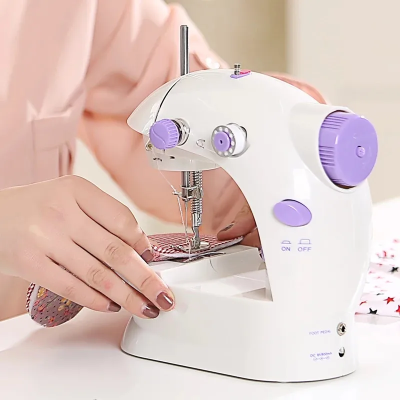 Mini Sewing Machine Electric With Light Home Hand Desktop Sewing Machines With Knives
Mini Sewing Machine Electric With Light Home Hand Desktop Sewing Machines With Knives