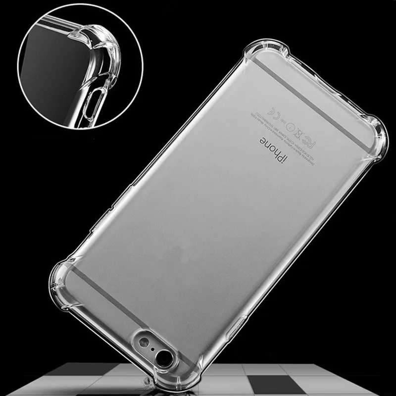 Фото Противоударный мягкий силиконовый чехол для iPhone X XS Max 7 8 Plus XR | Мобильные телефоны