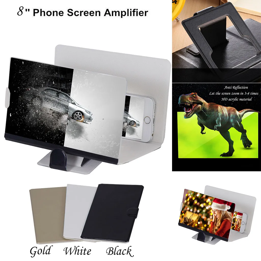 3D Acrylic Screen Magnifier Stereoscopic Amplifying 8 Inch Desktop Phone Bracket phone holder phone stand Free Shipping
3D Acrylic Screen Magnifier Stereoscopic Amplifying 8 Inch Desktop Phone Bracket phone holder phone stand Free Shipping
