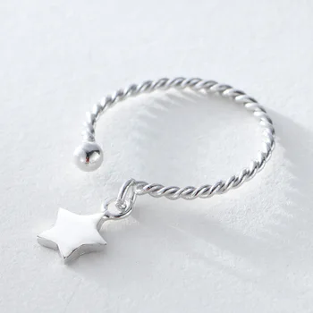 100% Real 925 Sterling Silver Star Rings For Women Bridal Wedding Anelli Trendy Jewellery Party Engagement Anillos Mujer
100% Real 925 Sterling Silver Star Rings For Women Bridal Wedding Anelli Trendy Jewellery Party Engagement Anillos Mujer
