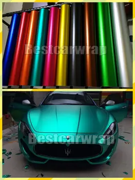 Ice Matte Chrome Car Wrap Vinyl Film with air bubble free covering styling vinyle blue & green & red & gold size 1.52*20m
Ice Matte Chrome Car Wrap Vinyl Film with air bubble free covering styling vinyle blue & green & red & gold size 1.52*20m