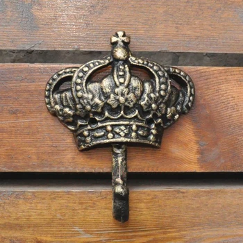 Cast Iron european Classical crown Wall Hook/ Hats Bag Key Coat Vintage Hook, Home Decorative Gift
Cast Iron european Classical crown Wall Hook/ Hats Bag Key Coat Vintage Hook, Home Decorative Gift