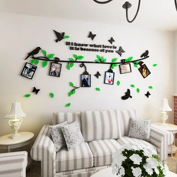 Photo frame tree Acrylic 3D Stereo Wall Stickers Living room TV wall DIY art decor Bird butterfly Background wall stickers
Photo frame tree Acrylic 3D Stereo Wall Stickers Living room TV wall DIY art decor Bird butterfly Background wall stickers