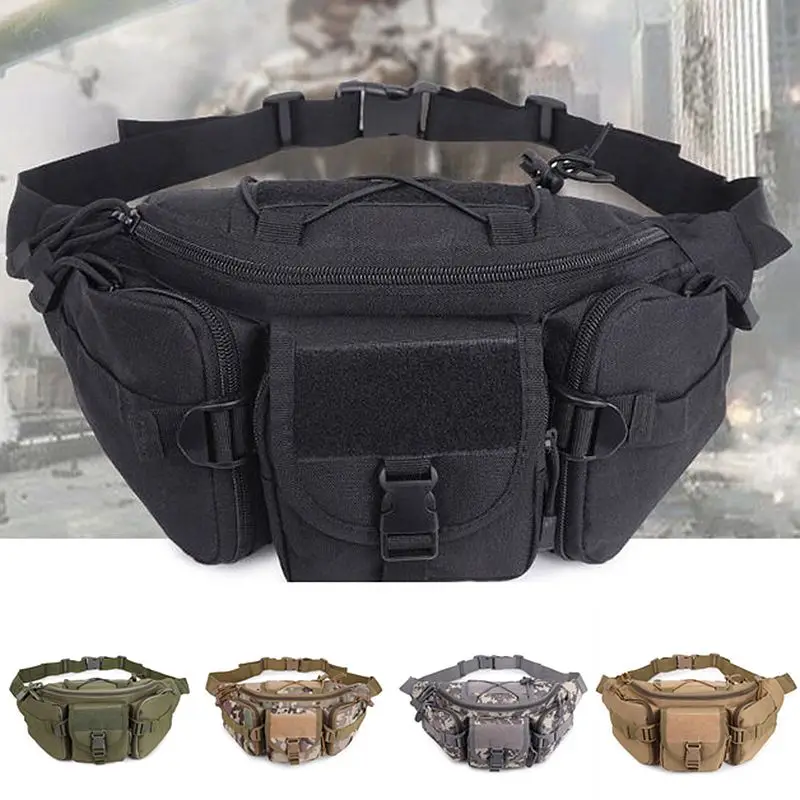 Tactical Waist Bag Fanny Pack Hiking Fishing Outdoor Sport Hunting Bags Camping Molle Army Belt Bag Military Backpack Pouch
Tactical Waist Bag Fanny Pack Hiking Fishing Outdoor Sport Hunting Bags Camping Molle Army Belt Bag Military Backpack Pouch