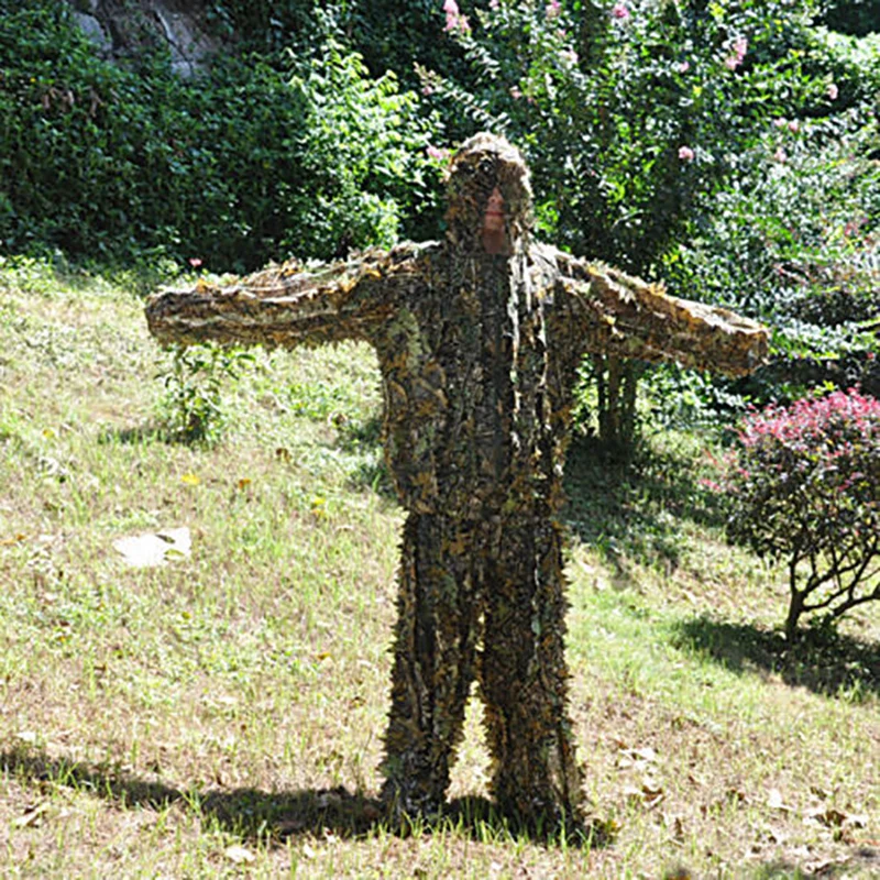 New Tactical Military Hunting Camo 3D Leaf Camo Ghillie Suit Bionic Camouflage Training Set For Hunting Clothing
New Tactical Military Hunting Camo 3D Leaf Camo Ghillie Suit Bionic Camouflage Training Set For Hunting Clothing