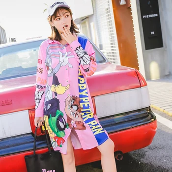 TREND-Setter 2018 Fashion Summer Cartoon Rabbit Blouse Women Pink Long Shirt Casual Loose Thin Blouses Female
TREND-Setter 2018 Fashion Summer Cartoon Rabbit Blouse Women Pink Long Shirt Casual Loose Thin Blouses Female