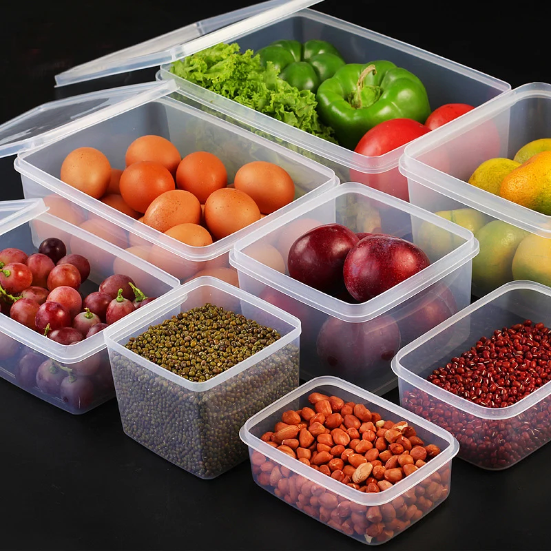 Large Kitchen Storage Box Plastic Cans Transparent Food Storage Container Keep Fresh Kitchen accessories Refrigerator Crisper
Large Kitchen Storage Box Plastic Cans Transparent Food Storage Container Keep Fresh Kitchen accessories Refrigerator Crisper