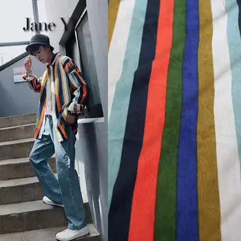 JaneYU 100% Cotton Impact Color Geometric Watercolor Printing Paris Cotton Fabric Shirt Dress Robe Fashion Stripe Garment Fabric
JaneYU 100% Cotton Impact Color Geometric Watercolor Printing Paris Cotton Fabric Shirt Dress Robe Fashion Stripe Garment Fabric