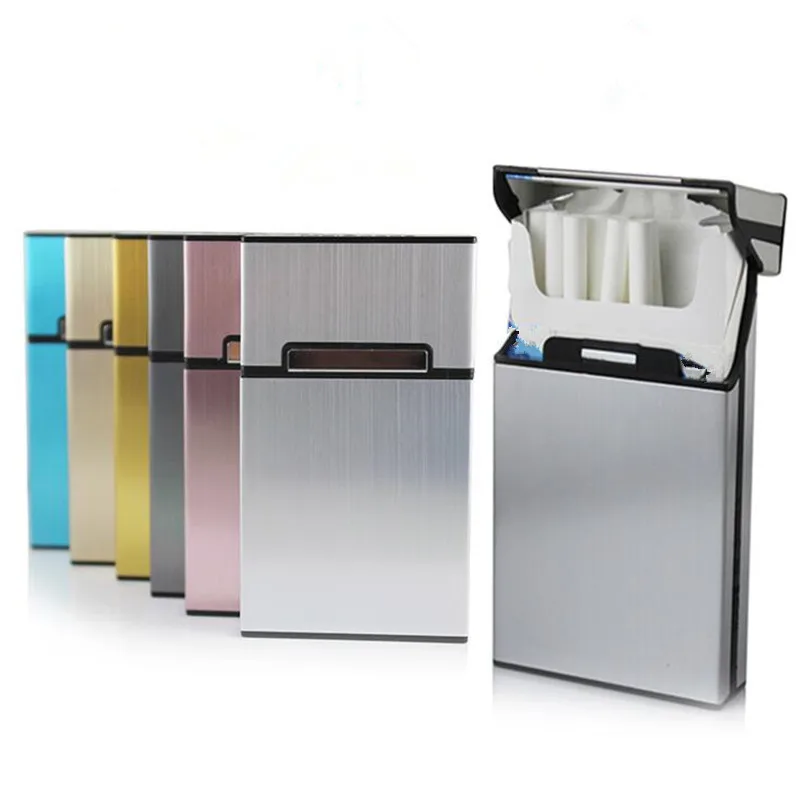 Aluminum Alloy Madam Thin Cigarette Case Tobacco Holder Pocket Box for Women Cigarettes Storage Container Smoking Accessories
Aluminum Alloy Madam Thin Cigarette Case Tobacco Holder Pocket Box for Women Cigarettes Storage Container Smoking Accessories