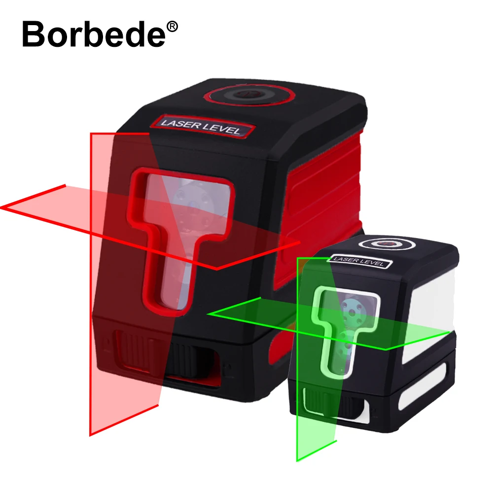 Boebede Laser Level Horizontal Vertical and Cross Line Self-Leveling Red/Green Beam 2 Laser Diode Portable Level Meter
Boebede Laser Level Horizontal Vertical and Cross Line Self-Leveling Red/Green Beam 2 Laser Diode Portable Level Meter