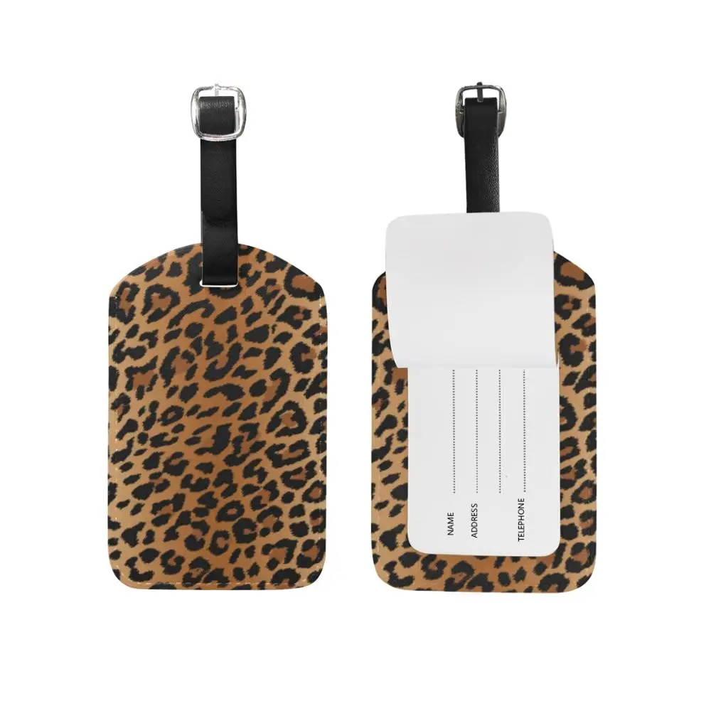 Suitcase Sexy Leopard Grain Travel Identifier PU Leather Checked Boarding Portable Label ID Fashion Address Baggage Luggage Tag
Suitcase Sexy Leopard Grain Travel Identifier PU Leather Checked Boarding Portable Label ID Fashion Address Baggage Luggage Tag
