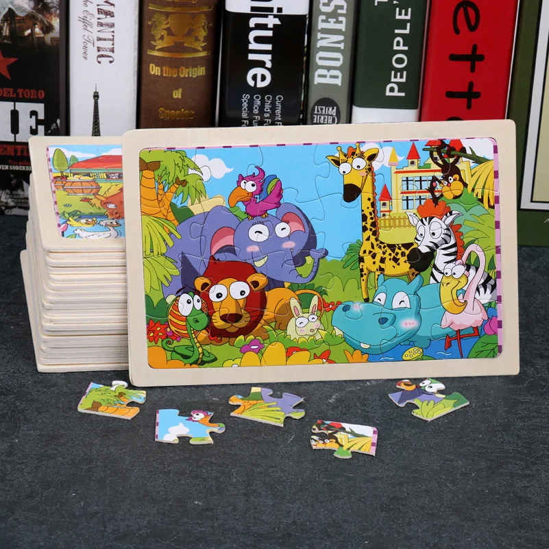 Puzzle Toys for Children Early Educational Learning Wooden Toys Puzzles Kids 3D Animal Match Intelligence Jigsaw Teaching Aids
Puzzle Toys for Children Early Educational Learning Wooden Toys Puzzles Kids 3D Animal Match Intelligence Jigsaw Teaching Aids