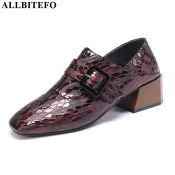 ALLBITEFO fashion printing genuine leather buckle high heel shoes fashion ladies women heels spring autumn girl high heels
ALLBITEFO fashion printing genuine leather buckle high heel shoes fashion ladies women heels spring autumn girl high heels
