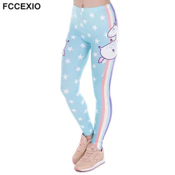 FCCEXIO Fashion Design Women Work Out Leggings Unicorn Stars Printing Cozy Legging Woman High Waist Casual Leggings
FCCEXIO Fashion Design Women Work Out Leggings Unicorn Stars Printing Cozy Legging Woman High Waist Casual Leggings