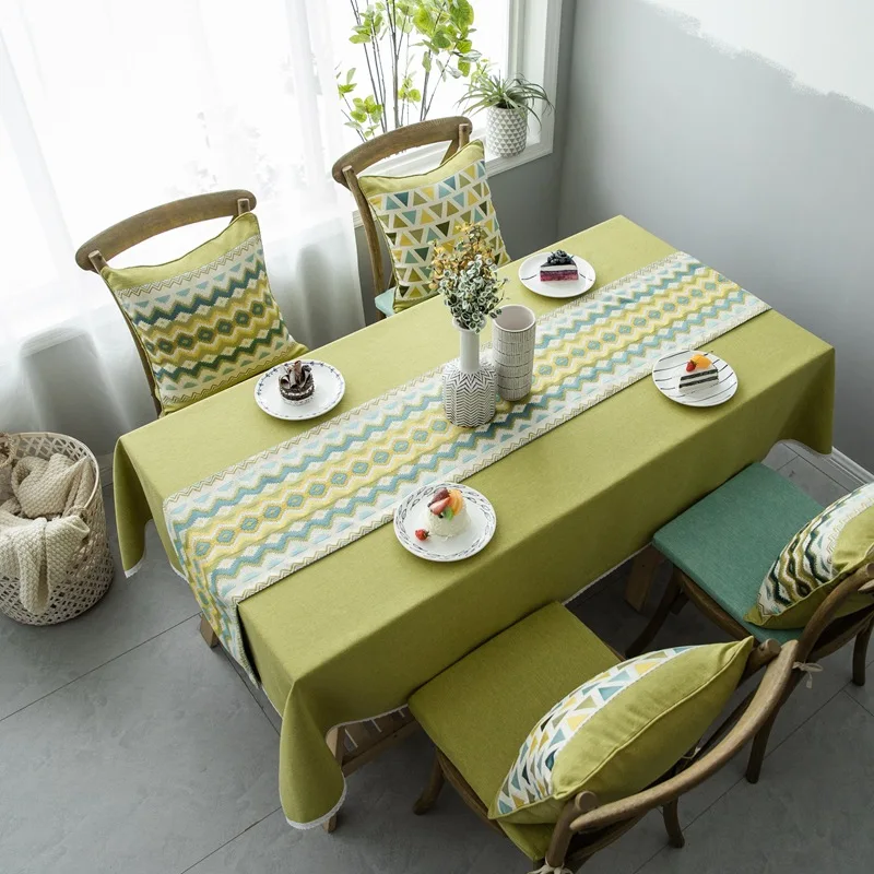 Waterproof Oilproof Rectangular Table Cover pure color cloth art dining tablecloth
Waterproof Oilproof Rectangular Table Cover pure color cloth art dining tablecloth