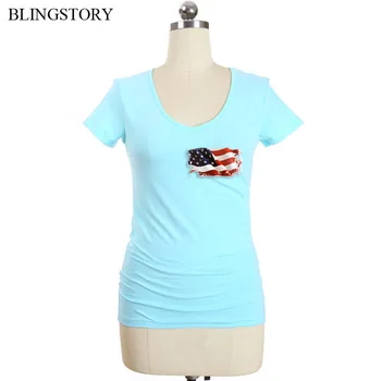 BLINGSTORY Women's Short Sleeve Print Tee Tops Summer V-neck Plus Size Tshirts S-6XL
BLINGSTORY Women's Short Sleeve Print Tee Tops Summer V-neck Plus Size Tshirts S-6XL