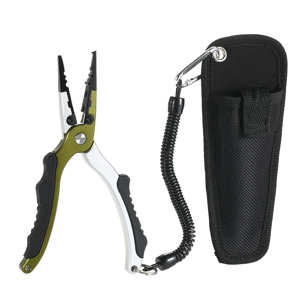 Professional Grade Fishing Pliers Scissors Saltwater Aluminum Sheath Braid Cutter Fishing Tool Holder with Lanyard Fishing gear
Professional Grade Fishing Pliers Scissors Saltwater Aluminum Sheath Braid Cutter Fishing Tool Holder with Lanyard Fishing gear