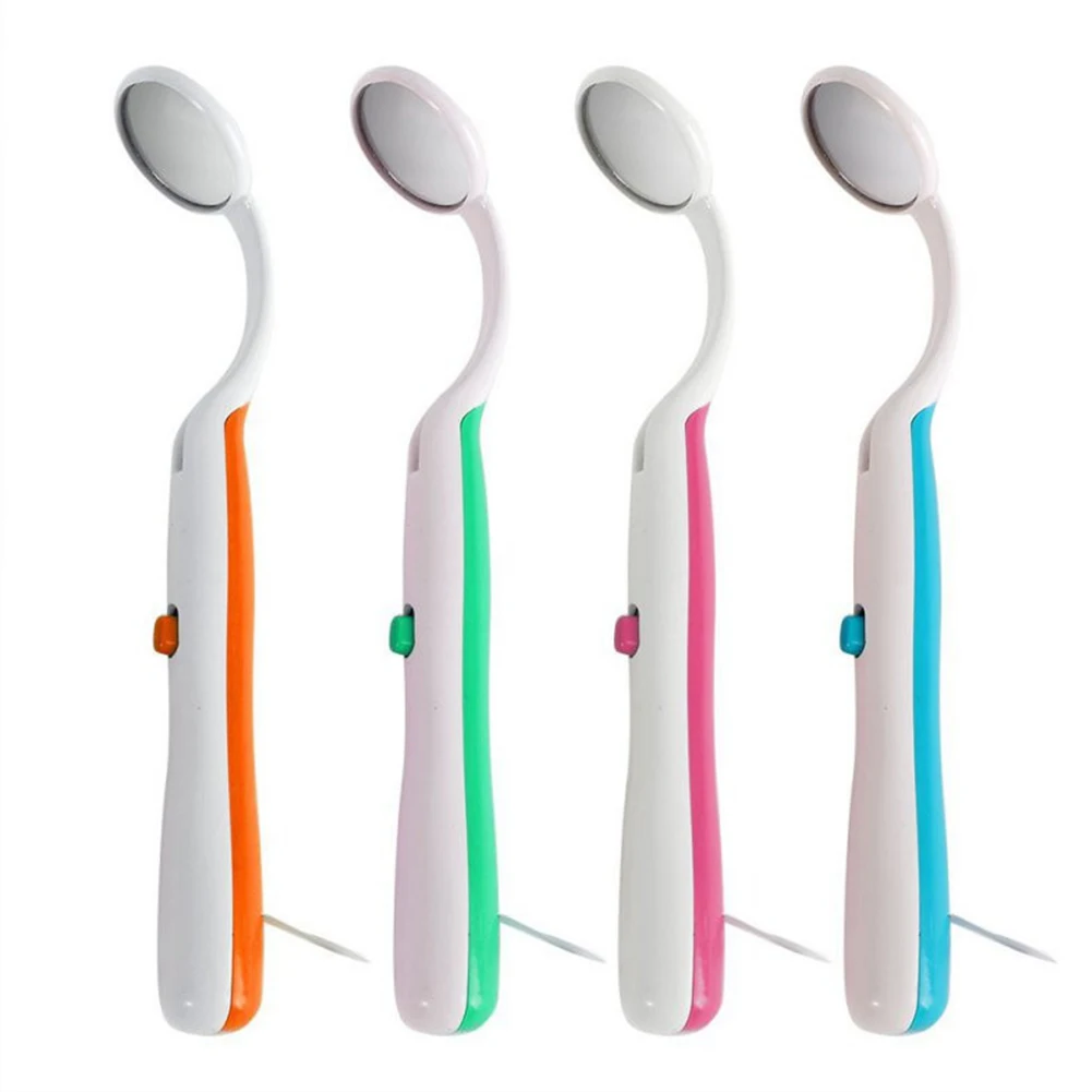 1 PC Handle Dental Mirror Inspect Instrument Auto Dentist Oral Super Bright LED Anti-fog Mouth Mirror Illuminated Tooth Care
1 PC Handle Dental Mirror Inspect Instrument Auto Dentist Oral Super Bright LED Anti-fog Mouth Mirror Illuminated Tooth Care