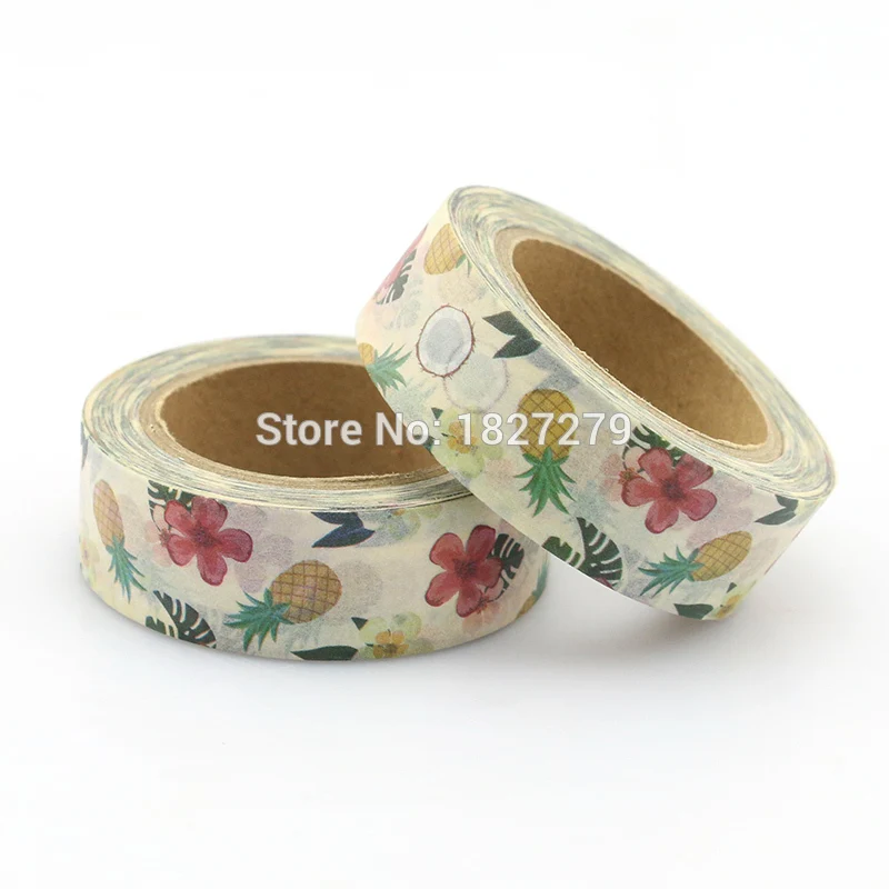 1 Roll red floral and pinapple Washi Tapes Masking Tape Decorative Stickers Diary Deco tape 10m
1 Roll red floral and pinapple Washi Tapes Masking Tape Decorative Stickers Diary Deco tape 10m