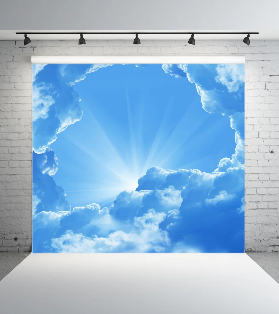 SHANNY 10x10ft Sky and Cloud Vinyl Custom Photography Background Prop Muslin Background JTY-248 
SHANNY 10x10ft Sky and Cloud Vinyl Custom Photography Background Prop Muslin Background JTY-248