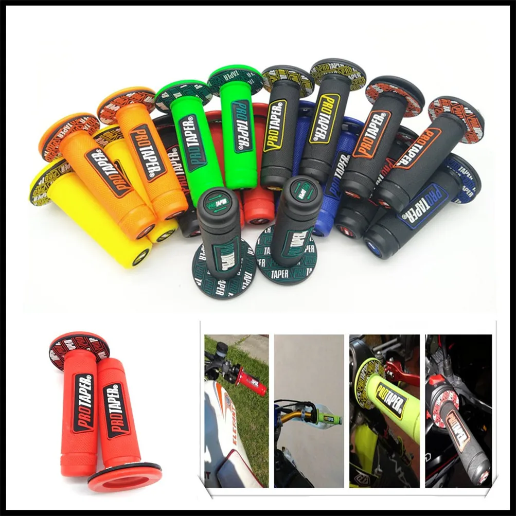 Handle Grip Motocross Protaper Motorcycle Rubber Gel Hand Grips FOR Kawasaki ZX636R ZX6RR SUZUKI GSXR600 GSXR750 B-KING
Handle Grip Motocross Protaper Motorcycle Rubber Gel Hand Grips FOR Kawasaki ZX636R ZX6RR SUZUKI GSXR600 GSXR750 B-KING
