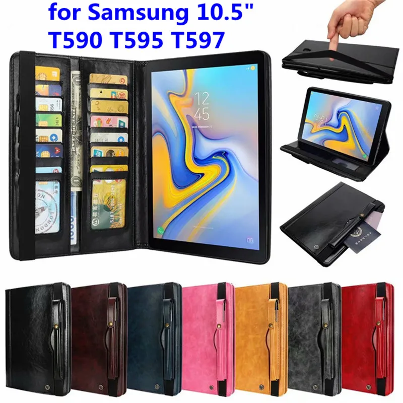 Luxury Business Style Flip Case for Samsung Galaxy Tab A A2 2018 10.5" T590 T595 T597 Genuine Leather Wallet With Card Slots
Luxury Business Style Flip Case for Samsung Galaxy Tab A A2 2018 10.5" T590 T595 T597 Genuine Leather Wallet With Card Slots