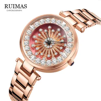 Fashion Women Rose Gold Flower Rhinestone Wrist Watches Luxury Casual Female Quartz Watch Relogio Feminino Drop Shipping RS543L
Fashion Women Rose Gold Flower Rhinestone Wrist Watches Luxury Casual Female Quartz Watch Relogio Feminino Drop Shipping RS543L